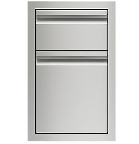 Wolf 13 Stainless Steel Double Drawer Storage