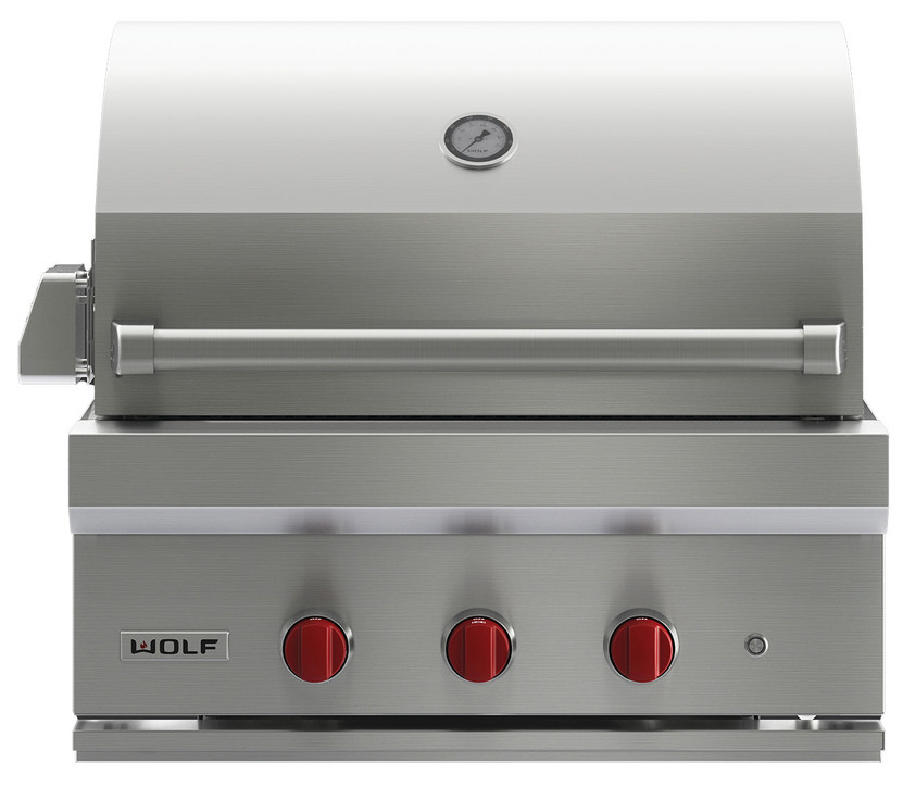 Wolf 30 Stainless Steel Outdoor Built-In Natural Gas Grill