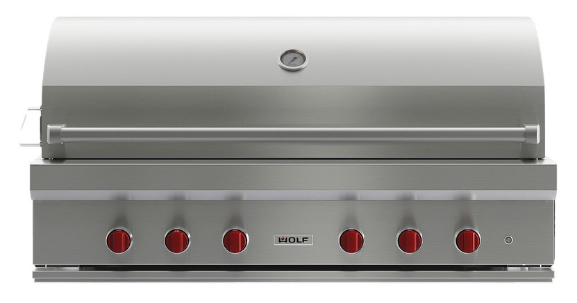 Wolf 54 Stainless Steel Outdoor Built-In Natural Gas Grill
