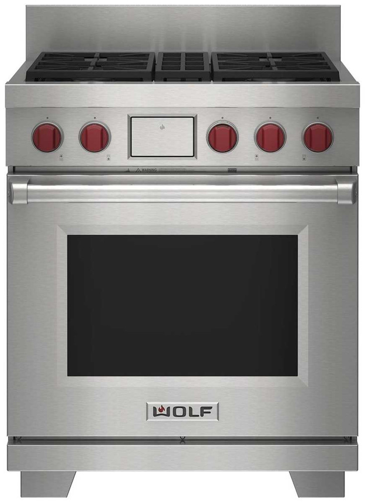 Wolf 30 x 5 Stainless Steel Dual Fuel Range Riser