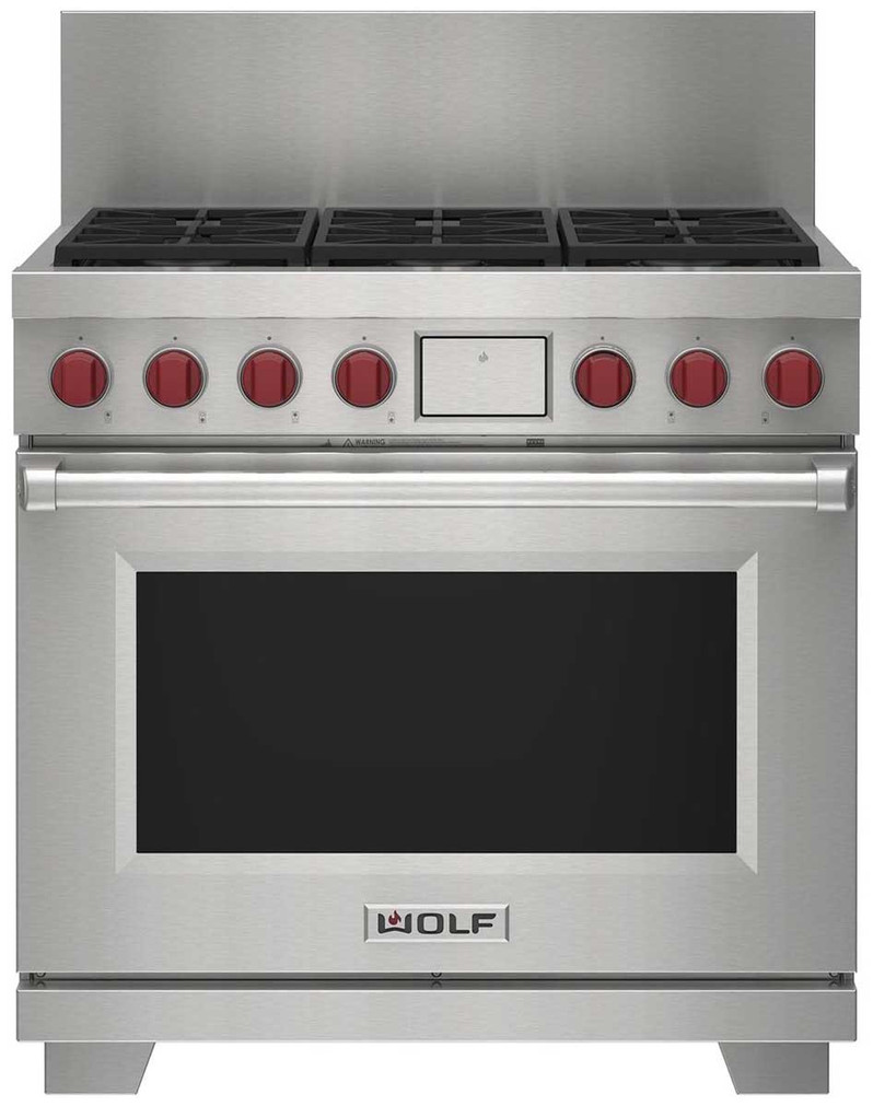 Wolf 36 x 10 Stainless Steel Dual Fuel Range Riser