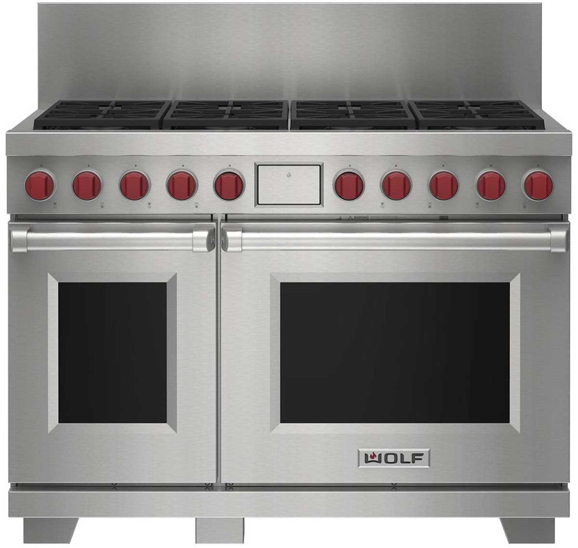 Wolf 48 x 10 Stainless Steel Dual Fuel Range Riser