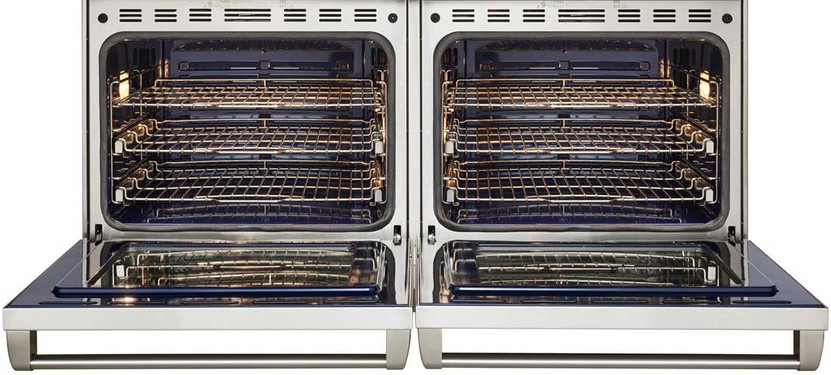 Wolf Dual Fuel Range Natural Gas 6 Burners and Infrared Dual Griddle 60-Inch in White