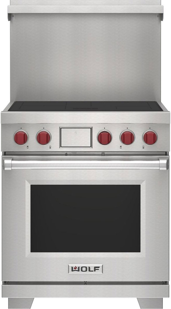 Wolf 30 x 20 Range Riser with Shelf in Stainless Steel