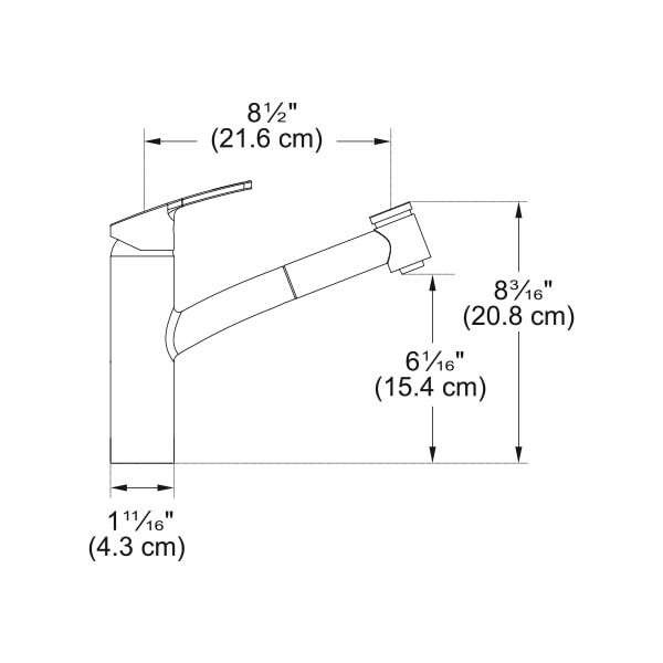 Franke Smart Pull-Out Faucet in Satin Nickel