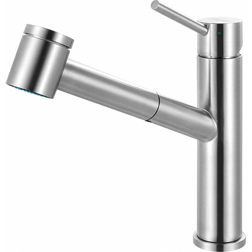 Franke Steel Pull-Out Kitchen Faucet in Stainless Steel