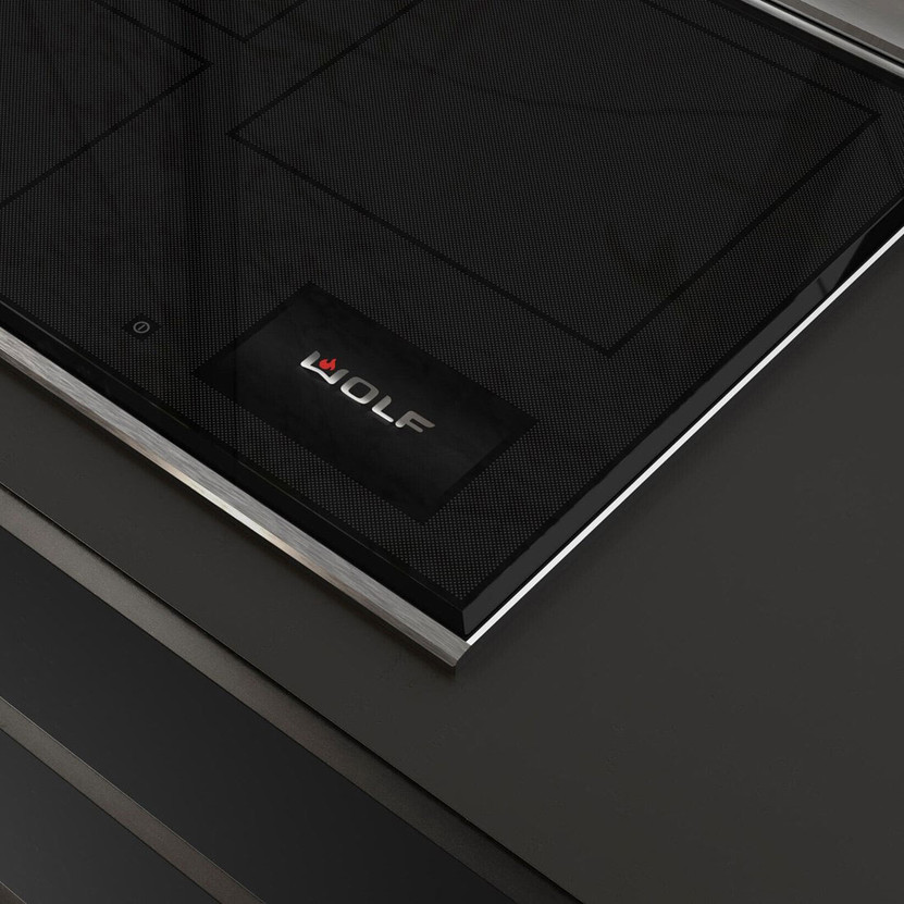 Wolf Transitional 36 Stainless Frame Induction Cooktop