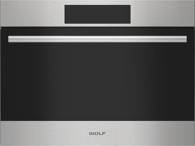 Wolf E Series Transitional Convection Speed Oven 24-Inch in Stainless Steel