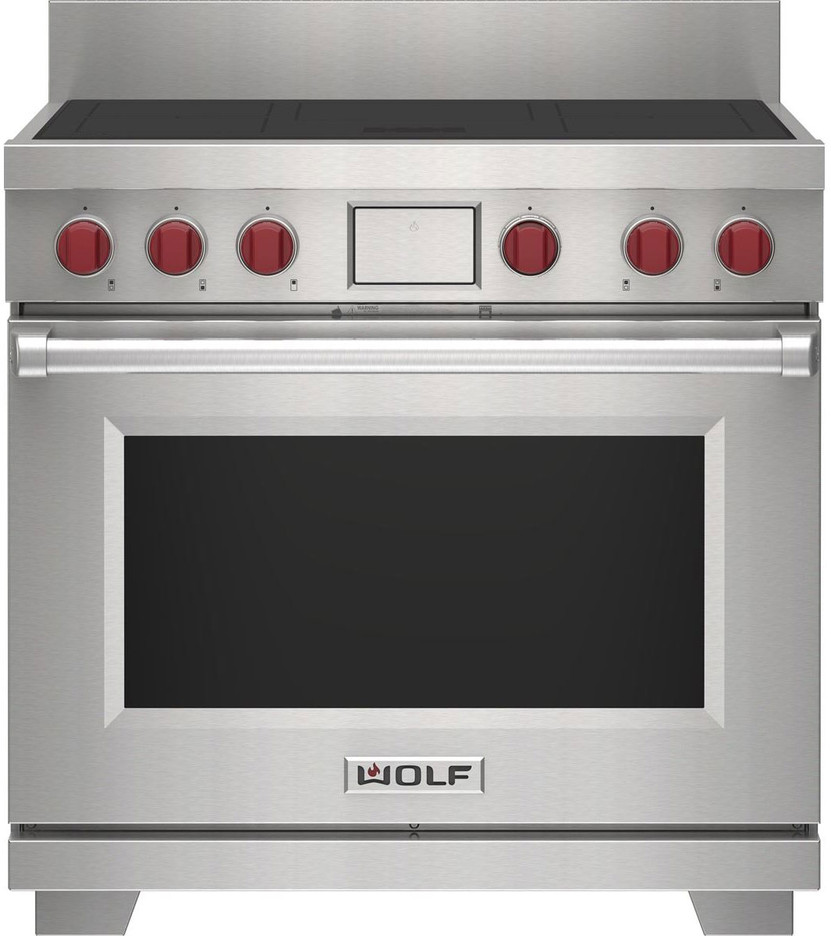 Wolf 36 x 5 Range Riser in Stainless Steel