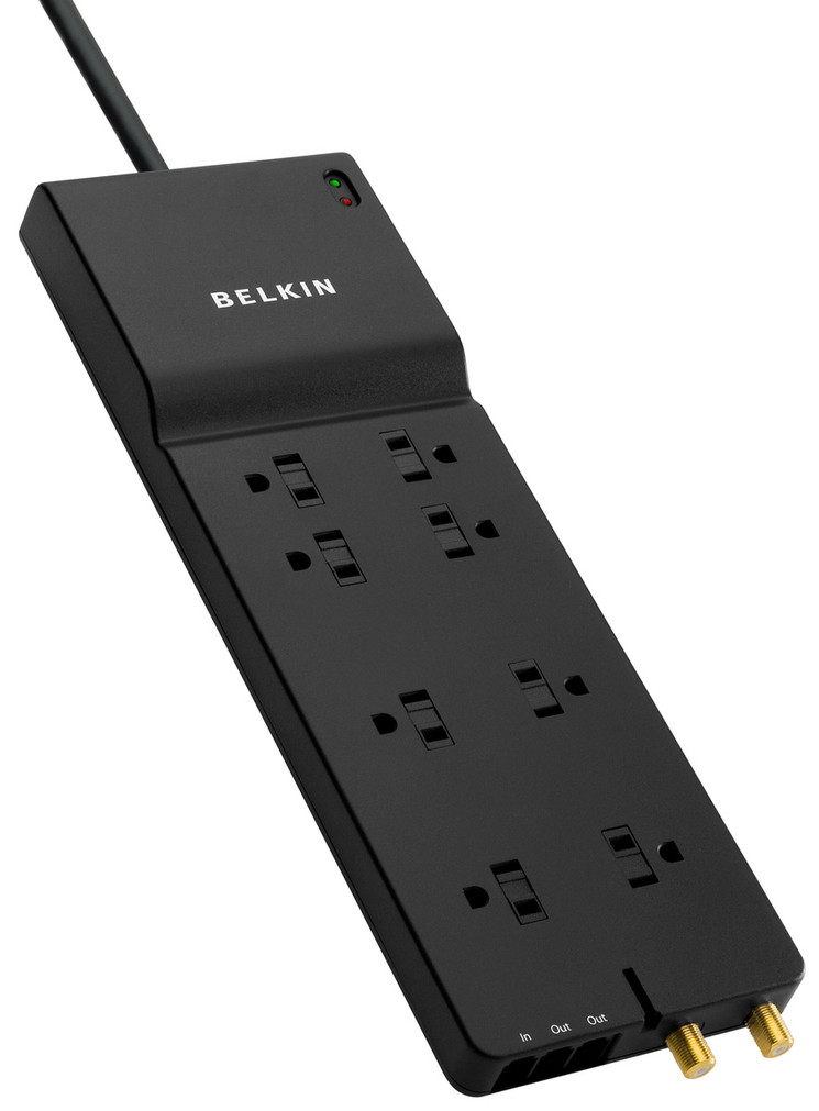 Belkin Black 8 Outlet Surge Protector