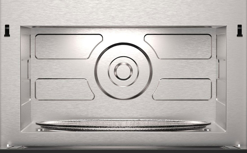 Wolf E Series Transitional Drop-Down Door Microwave Oven 24-Inch in Stainless Steel