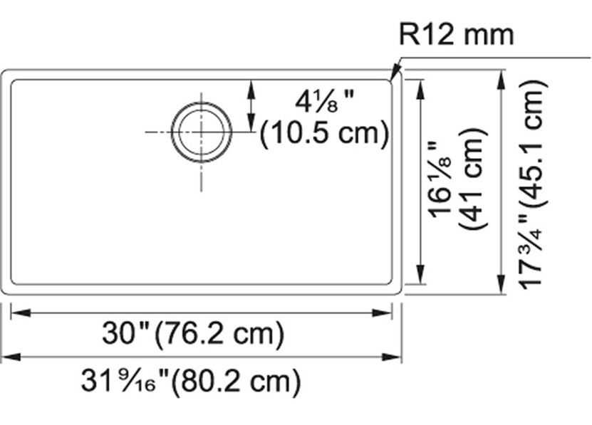 Franke 32 Cube Stainless Steel Kitchen Sink