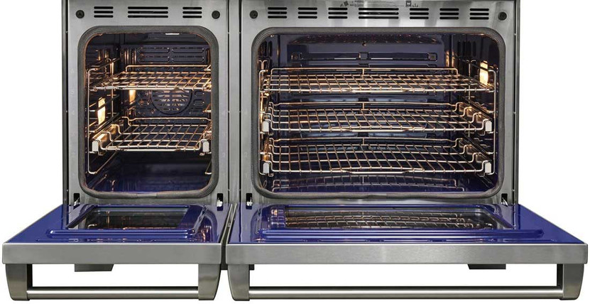 Wolf Dual Fuel Range Natural Gas With 6 Burners And Infrared Charbroiler 48-Inch in Black