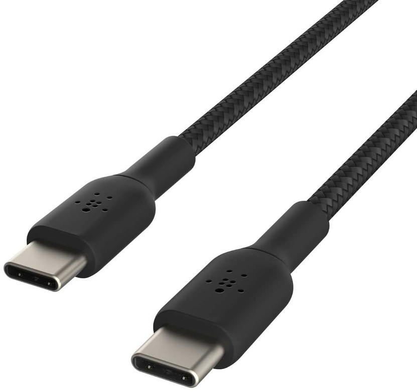 Belkin BoostCharge 3.3-Feet USB-C to USB-C Cable Braided in Black