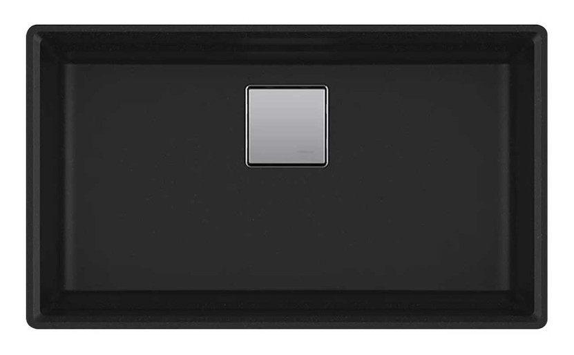 Franke Peak Workcenter 32-Inch Kitchen Sink in Matte Black