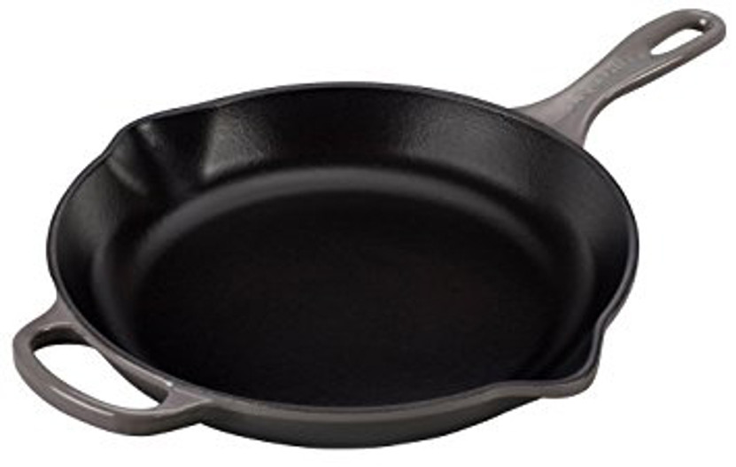Le Creuset Signature 10.25 Oyster Enameled Cast Iron Skillet