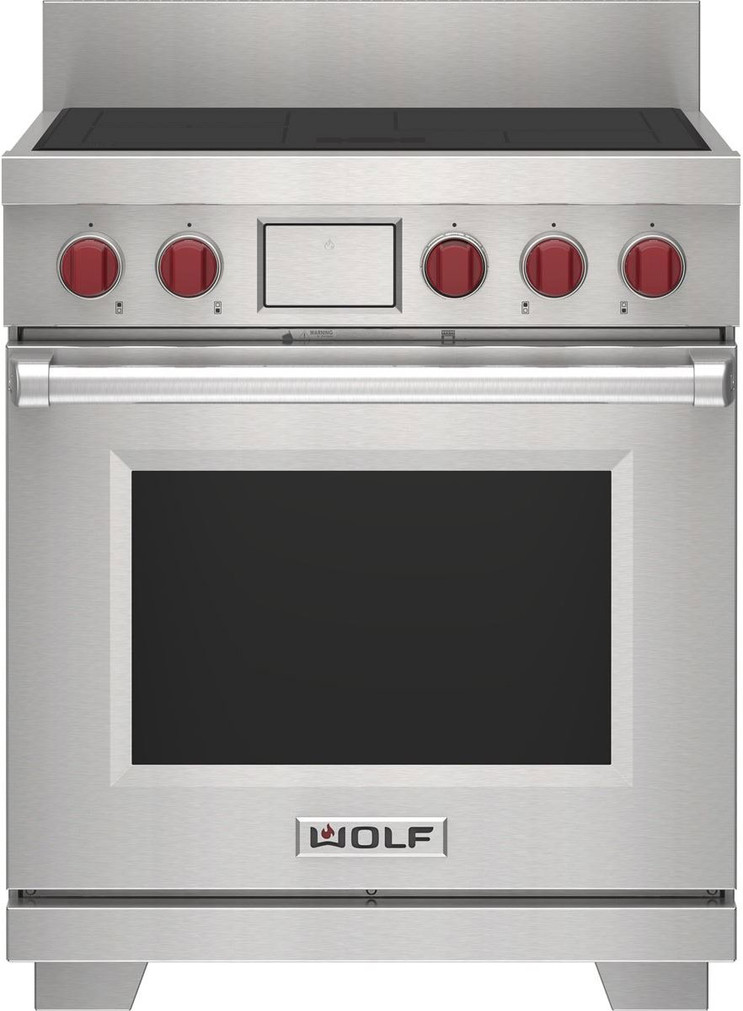 Wolf 30 x 5 Range Riser in Stainless Steel