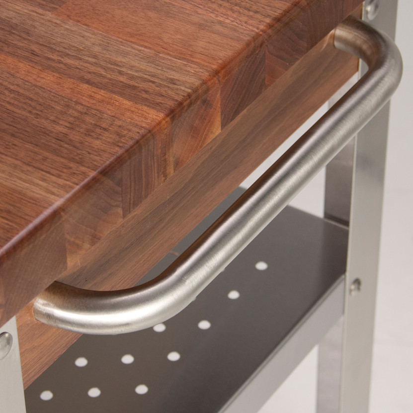 John Boos  Co. Walnut Cucina Elegante Kitchen Cart