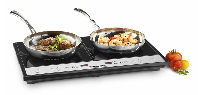 Cuisinart 24 Black Double Induction Cooktop