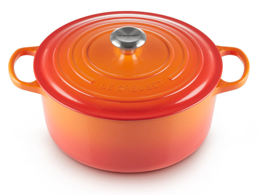 Le Creuset 7.25 Qt. Flame Round Dutch Oven