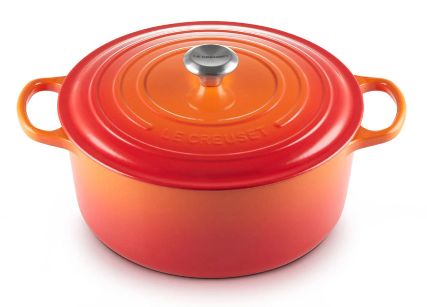 Le Creuset 9 Qt. Flame Round Dutch Oven