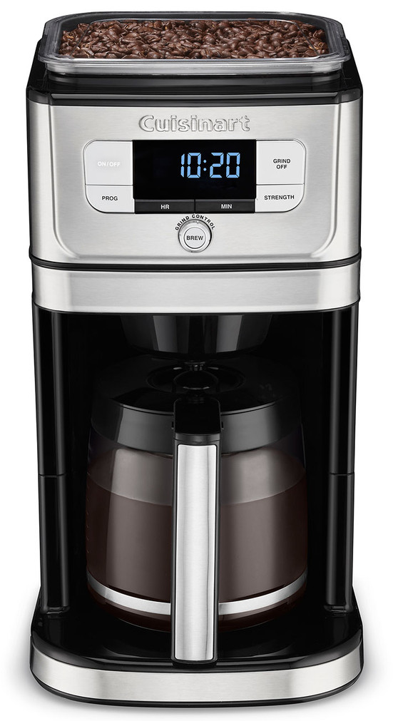 Cuisinart Burr Grind  Brew 12-Cup Coffeemaker in Black and Stainless Steel