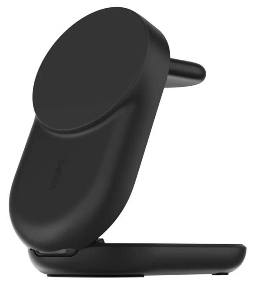 Belkin UltraCharge 3-in-1 Foldable Magnetic Charger with Qi2 25W in Black