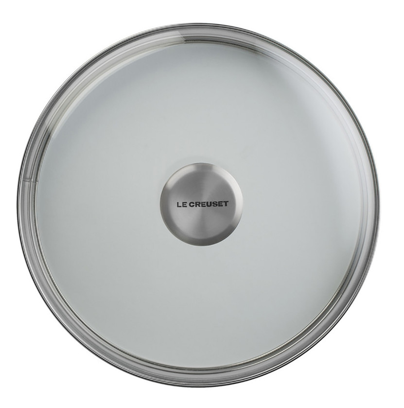 Le Creuset 8 Glass Lid With Stainless Steel Knob