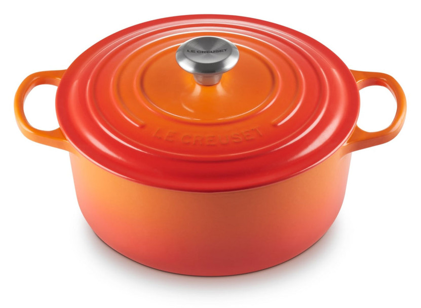 Le Creuset 5.5 Qt. Flame Round Dutch Oven