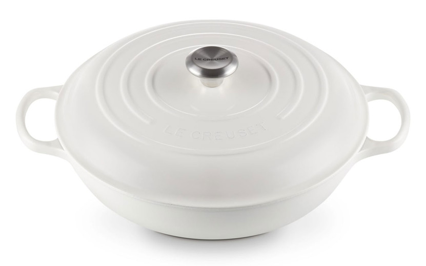 Le Creuset 5 Qt. White Braiser