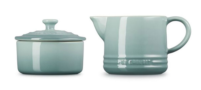 Le Creuset Signature Sea Salt Cream  Sugar Set
