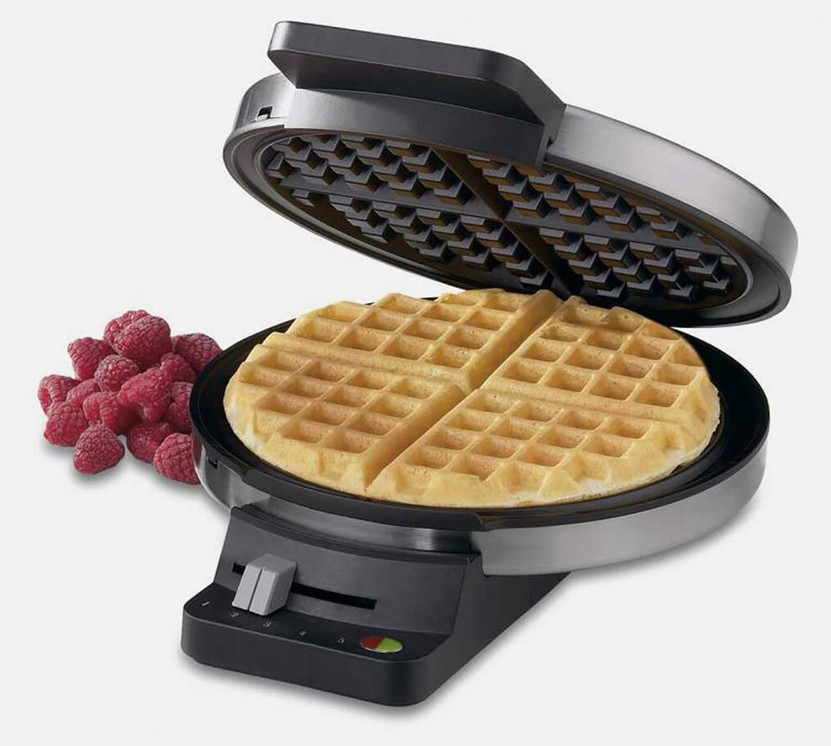 Cuisinart Round Classic Waffle Maker in Brushed Stainless Steel