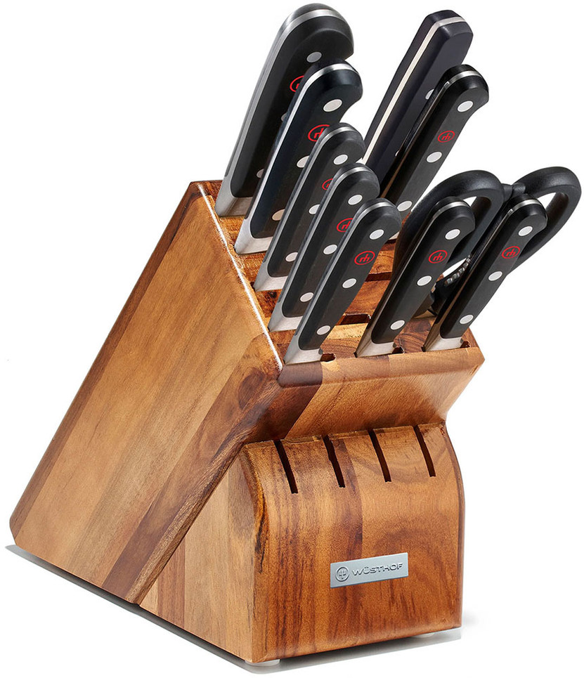 Wusthof Classic 11 Piece Acacia Knife Block Set
