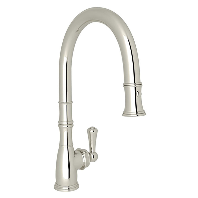 Rohl Perrin  Rowe Georgian Era Traditional Polished Nickel Pull-Down Faucet