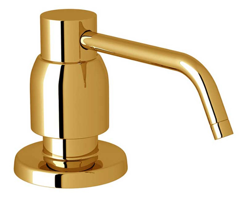 Rohl Perrin  Rowe Holborn Soap Dispenser in Unlacquered Brass