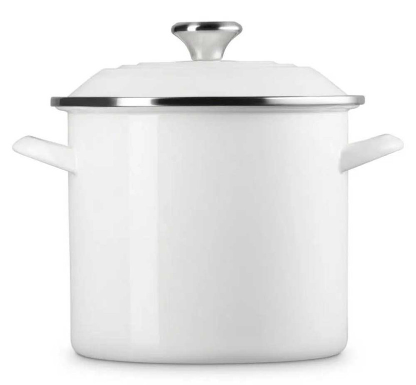 Le Creuset 8 Qt. Classic Round Stockpot in White