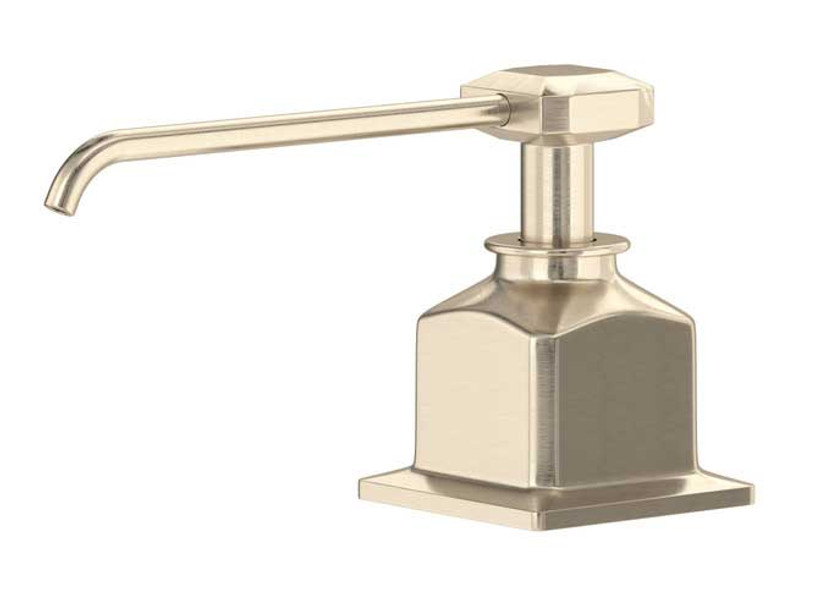 Rohl Apothecary Soap Dispenser in Satin Nickel