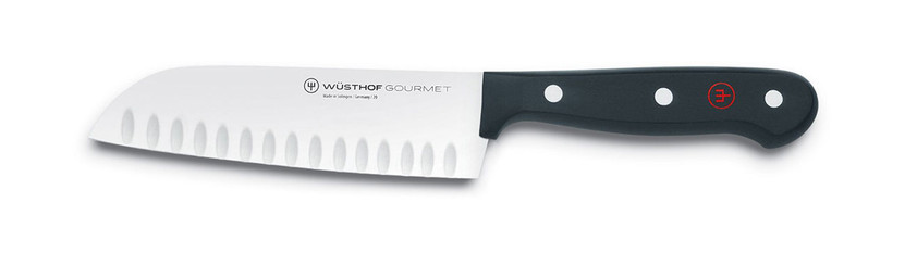Wusthof Gourmet 5 Hollow Edge Santoku Knife