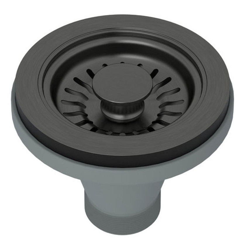 Rohl Satin Nickel Manual Basket Strainer Without Pop-Up