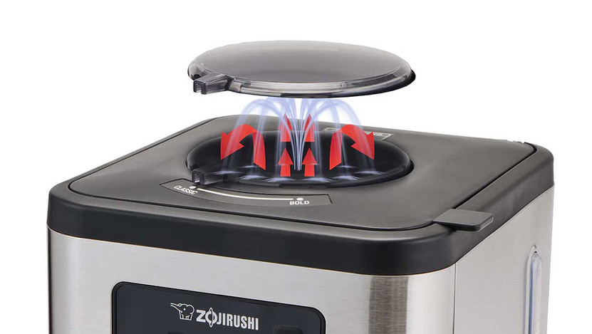 Zojirushi Dome Brew Programmable Coffee Maker in Stainless Black