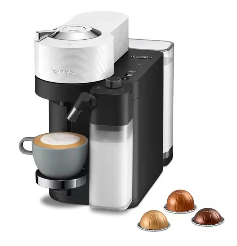 DeLonghi Nespresso Vertuo Lattissima Coffee  Espresso Machine in White