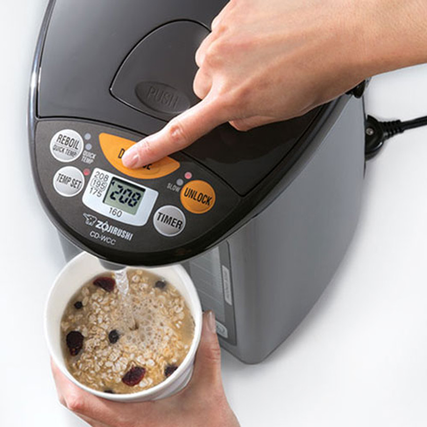 Zojirushi Silver Dark Brown Micom Water Boiler  Warmer