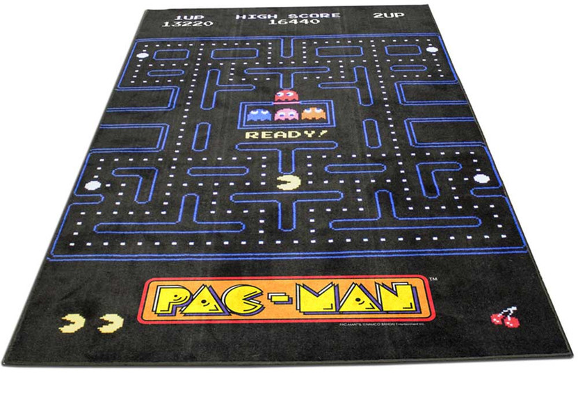 Namco Pac-Man Maze Carpet 3X5