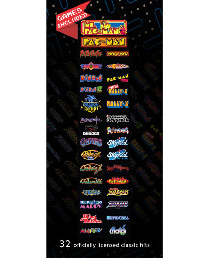 Namco Pac-Mans Pixel Bash Cooler With 32 Games