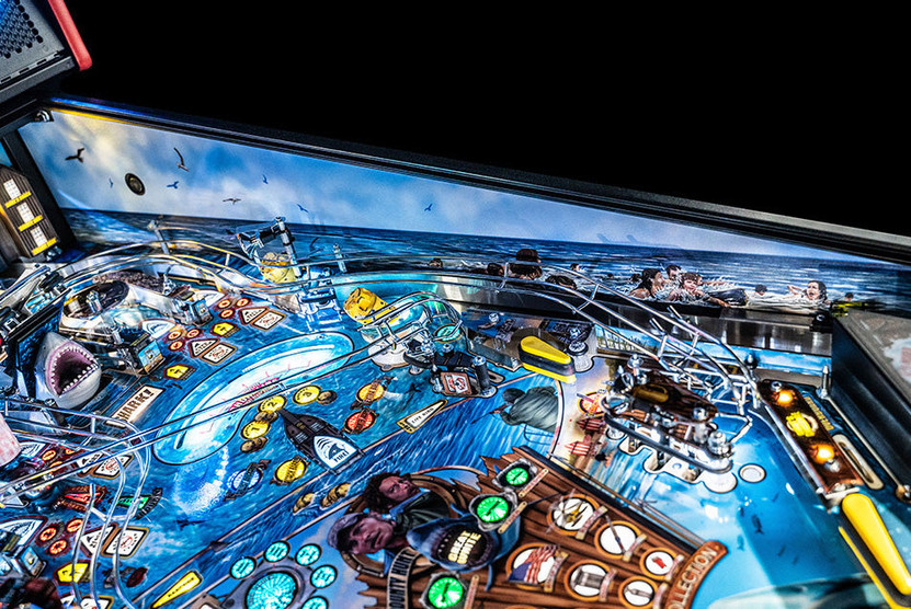 Stern Pinball Inside Art Blades for JAWS Pinball Machines