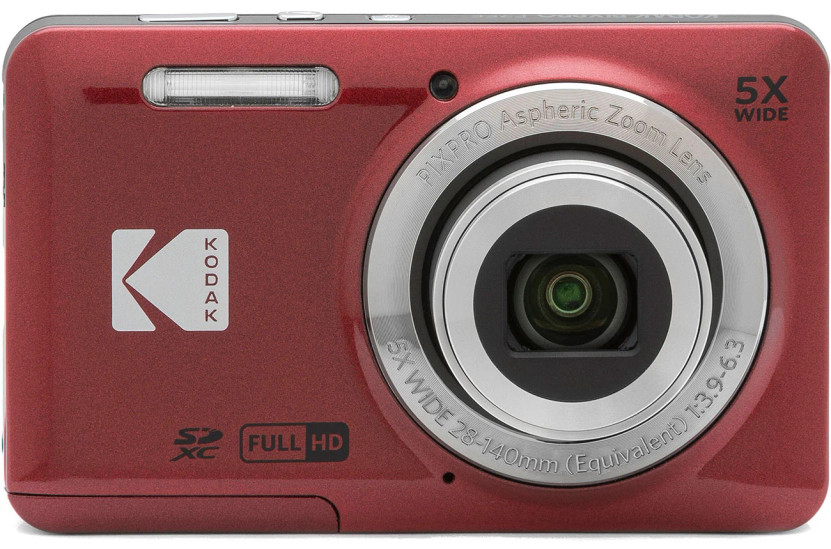 KODAK PIXPRO FZ55 Friendly Zoom Point and Shoot Camera 16MP in Red