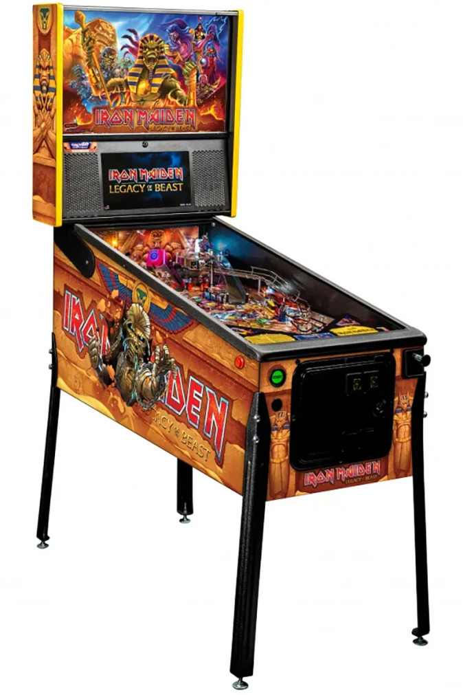 Stern Pinball Iron Maiden Legacy Of The Beast Premium Edition Pinball Machine