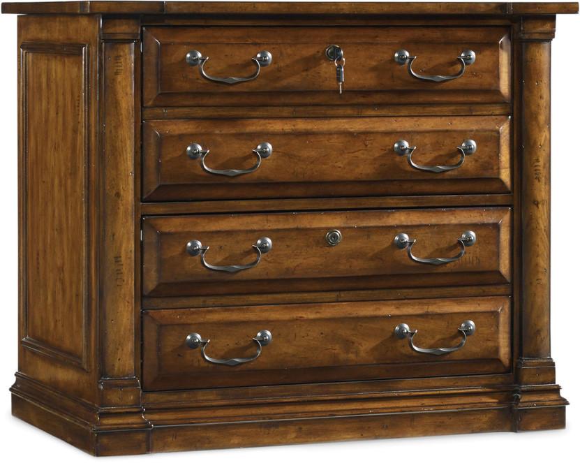Hooker Furniture Home Office Warm Chestnut Tynecastle Lateral File