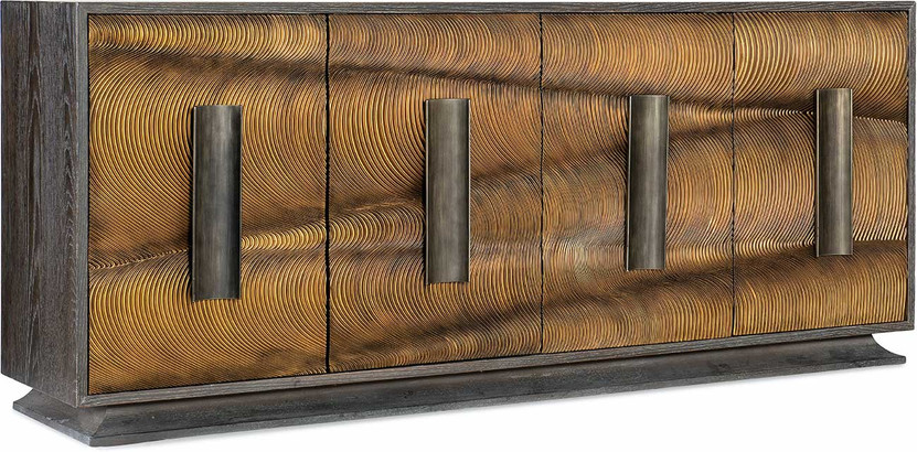 Hooker Furniture Living Room Melange Swaley Four Door Credenza