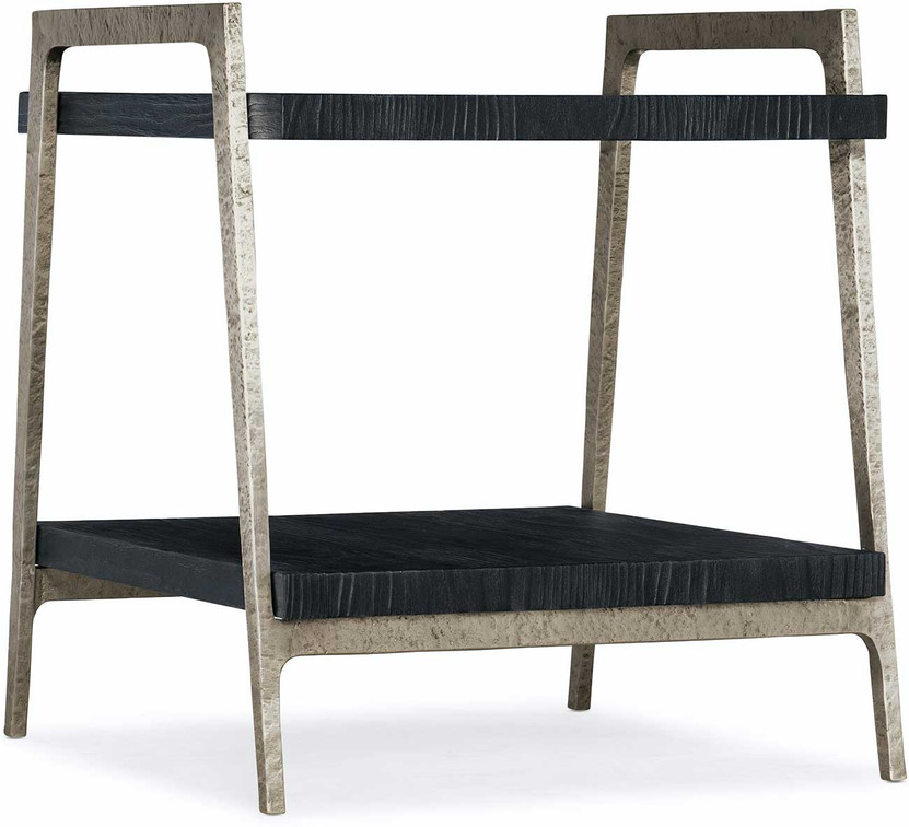 Hooker Furniture Living Room Chapman Shou Sugi Ban End Table